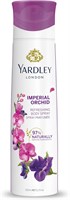 Yardley London Спрей для тела «Императорская орхидея» для женщин — 150 мл Фруктовые и сочные ноты груши Стойкий и премиальный свежий цветочный аромат 1004143