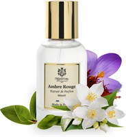 Препарфюмер из Франции Ambre Rouge Perfumes для женщин 30 мл - Цветочный восточный аромат - Роскошный аромат с шафраном и жасмином - Стойкие духи с древесными нотками янтаря - Подарки для женщин 1004214