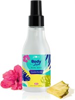 Plum BodyLovin' Спрей для тела с гавайской румбой | Стойкий пляжный аромат для женщин и мужчин с гарденией и ванилью | Высокое удовольствие | Парфюмированный спрей для тела Travel-Friendly 150 мл 1004246