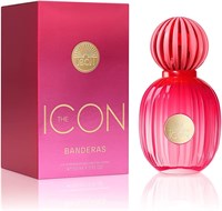 The Icon Woman от Antonio Banderas Парфюмерная вода для женщин — Стойкий — Элегантный, утонченный и чувственный аромат — Ванильные, цветочные и фруктовые ноты — Идеально подходит для особых мероприятий — 50 мл 1004287