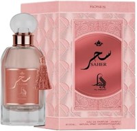 Женские духи Saher Rose 100 мл – EDP – элегантный цветочный аромат с нотами лимона, жасмина, розы, ванили и мускуса – роскошный стойкий аромат в розовой бархатной коробке 1004334