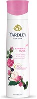 Спрей для тела Yardley London English Rose для женщин — 150 мл Очаровательный цветочный аромат с розой, чайными аккордами и бергамотом Стойкий и энергичный аромат 1004427