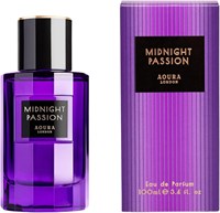 Aoura London Midnight Passion Eau De Parfum – очаровательный свежий цветочный аромат для женщин, вызывающий интенсивность и элегантность, обладающий стойкой привлекательностью, идеально подходит для дневного и ночного ношения, 100 мл 1004429
