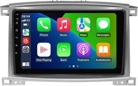Автомобильный стереоэкран Android для Toyota Land Cruiser 100 GX LC100 Lexus LX470 2002-2007 с Apple Carplay Android Auto Беспроводная связь Wi-Fi AHD-камера в комплекте Быстрый интерфейс 4G Bluetooth (2 + 32 ГБ 4 ядра) 4037348305