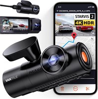 Vantrue N4 Pro 3-канальный видеорегистратор 4K для автомобилей, STARVIS 2 IMX678 ночного видения, 4K + 1080P + 1080P передняя внутренняя и задняя Wi-Fi автомобильная камера, голосовое управление, GPS, 4K HDR, режим круглосуточной парковки, поддержка макси 1488745445