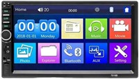 JOSHBERG Автомобильный радиоприемник Double Din Автомобильный стерео 7-дюймовый HD сенсорный экран Автомобильный Bluthooth MP5-плеер Автомобильный аудио- и видеоплеер 2793535579