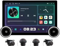 VIEREX Diamond 2K 11,8-дюймовый автомобильный экран Android Поддержка Apple Carplay Android Auto Wireless Подходит для 9-дюймовой 10-дюймовой рамы Android 4 ГБ ОЗУ Быстрый интерфейс Быстрая загрузка Камера 360D в комплекте с программой 4282466248
