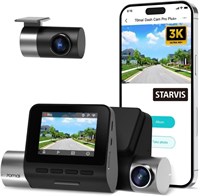 70Mai Smart Dash Cam Pro Plus устанавливает A500S — двойная видеозапись, разрешение 5 МП, широкий угол обзора 140 градусов, бесплатный Wi-Fi и круглосуточный мониторинг парковки для повышенной безопасности 3212457422