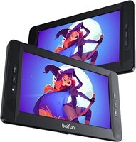 DVD-плеер BOIFUN, автомобильный 2 экрана, 10,5 дюймов, аккумулятор на 7 часов, портативный ТВ-подголовник, 2 монитора, 1024 x 600 HD, крепление на подголовник, USB AV IN/Out FM 2177199931