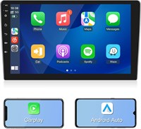 Автомобильная стереосистема METEESER на базе Android, двойной Din, беспроводная связь Carplay, Android Auto, головное устройство с 9-дюймовым сенсорным экраном, поддержкой GPS-навигации, Wi-Fi, звука Hi-Fi, FM/RDS-радио, разделенного экрана + камеры задне 3543394927