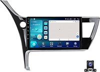 Автомобильная стереосистема Android для Toyota Corolla 2017 2018 Mirror Link Wi-Fi BT, радио GPS-навигация, 10-дюймовый сенсорный экран IPS с камерой AHD в комплекте (2 + 32G Carplay + Android Auto) 2694155531