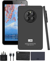 Смарт-планшет C idea 7 дюймов CM518 Pro, детский компьютерный планшет Android 13 с беспроводной клавиатурой и защитным чехлом, одна SIM-карта, поддержка Wi-Fi 5G LTE, Zoom и Tiktok (черный) 1000000037