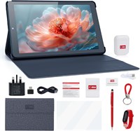 Планшет C idea 9 дюймов, 8 ГБ + 512 ГБ, Wi-Fi 5G LTE, планшет Android 12 с возможностью расширения, 512 ГБ TF, двойная камера 5 МП + 8 МП с чехлом, планшет для взрослых и подростков, CM915 (зеленый) 1000000044