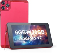 Планшет C idea Android 13,7-дюймовый планшет 128 ГБ памяти Планшеты 6 ГБ ОЗУ 512 ГБ Расширение, двойная камера 5 МП + 8 МП, Wi-Fi Bluetooth 6000 мАч Аккумулятор Игровой планшет, CM515 - красный 1000000058