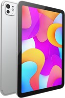 OTEETO TAB 15 планшетов/10,1 дюйма/4G SIM/операционная система в стиле iOS/5G Dual SIM/восьмиядерный процессор/в комплект входит откидная крышка и клавиатура/8 ГБ ОЗУ + 512 ГБ ПЗУ/Android 13/6000 мАч/8 МП спереди + 13 МП сзади (серебристый) 1000000069