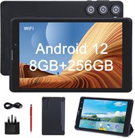 C idea 8-дюймовый планшет на базе Android 12, 8 ГБ ОЗУ + 256 ГБ ПЗУ (64 ГБ TF), двойная камера 5,0 МП + 8,0 МП, планшеты с сенсорным экраном HD и слотом для SIM-карты (черный), CM835 1000000083