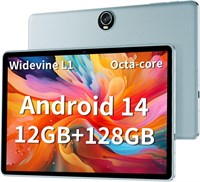 Обновленный планшет Android 14 2025 года, 11 дюймов, 12 ГБ+128 ГБ+512 ГБ, поддержка разблокировки по лицу, быстрая зарядка 18 Вт, большая батарея емкостью 8000 мАч, двойной Wi-Fi6, двойная камера, восьмиъядерный процессор, Bluetooth, сенсорный HD-дисплей 1000000106