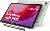 Планшет Lenovo Tab M11 | 11-дюймовый сенсорный дисплей WUXGA | МедиаТек Хелио G88 | 4 ГБ ОЗУ | Память 128 ГБ | Wi-Fi | Андроид 13 | Зеленый | В комплект входит ручка Lenovo Tab Pen. 1000000114