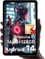 ALLDOCUBE iPlay60 Mini Turbo Tablet 8,4 дюйма, Android 14, игровой планшет Snapdragon 6 Gen1, 4 нм, 2 динамика, 16 ГБ ОЗУ, 128 ГБ ПЗУ, планшет FHD 1920*1200, Widevine L1, 6-осевой гироскоп, PD18W 1000000144