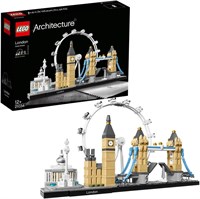 LEGO 21034 Архитектурный набор для строительства Skyline Model, London Eye, Биг-Бен, Коллекция Tower Bridge, Декор для дома в офисе, Идея для коллекционного подарка 1000000197