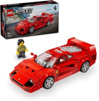 LEGO Speed ??Champions Ferrari F40 Supercar Сборная модель автомобиля для мальчиков и девочек от 9 лет, с минифигуркой водителя, украшение для детской спальни, идея для подарка 76934 1000000199