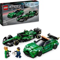 LEGO Speed ??Champions Aston Martin Safety Car & AMR23 Toys, игровой набор из 2 моделей транспортных средств, набор для строительства для детей, с 2 минифигурками, подарок для мальчиков и девочек от 9 лет и старше 76925 1000000207