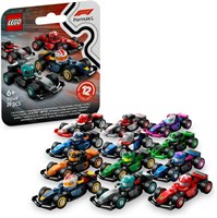 LEGO Minifigures F1 Collectible Race Car Toys - Получите 1 из 12 моделей мини-автомобилей со шлемами водителей и движущимися колесами - Команды Формулы 1, включая Ferrari, Mercedes, McLaren, Red Bull - Mystery Box - 71049 1000000184