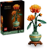 Конструктор искусственных цветов хризантемы LEGO Icons Botanicals; набор для создания творческих моделей для взрослых - подарок в виде искусственного растения для женщин и мужчин - декор для домашнего офиса из коллекции Botanical - 10368 1000000191