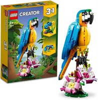 LEGO 31136 Creator 3 в 1 Экзотический попугай, лягушка, рыба Фигурки животных Строительная игрушка, Творческие игрушки для детей от 7 лет и старше 1000000931