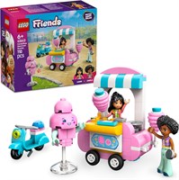 Подставка для сахарной ваты и игрушечный самокат LEGO Friends, детский творческий конструктор с 2 мини-куклами-персонажами, тележкой для еды на колесах и аксессуарами, подарок для девочек от 6 лет и старше 42643 1000000212