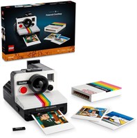 LEGO Ideas Polaroid OneStep SX-70 Camera Set для взрослых, коллекционный винтажный набор для сборки с аутентичными деталями, творческое занятие, подарки на Рамадан для мужчин, женщин, него, нее и подростков 21345 1000000217