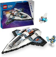 LEGO City Interstellar Spaceship Toy Set, космические конструкторы для мальчиков, девочек и детей от 6 лет, с минифигуркой астронавта для творческой игры, идея подарка на день рождения 60430 1000000219