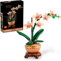 Мини-орхидея LEGO Botanicals - набор искусственных цветов для взрослых - комнатное растение с цветочным горшком в терракотовом стиле - домашний декор, подарок для женщин и мужчин - 10343 1000000222