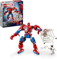 LEGO Marvel Человек-паук Мех против Анти-Венома - Игрушка для сборки фигурки супергероя с 2 минифигурками для творческой ролевой игры - Подарок для мальчиков и девочек от 6 лет 76308 1000000258