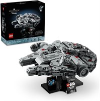 LEGO Star Wars Millennium Falcon 25th Anniversary Set для взрослых, коллекционный набор для моделирования звездолета New Hope, декор для дома или офиса, подарки на день рождения для мужчин, женщин и фанатов 75375 1000000227