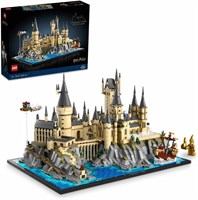 LEGO Harry Potter Hogwarts Castle and Grounds — коллекционный набор для взрослых, включающий Главную и Астрономическую башни, Большой зал, Тайную комнату и минифигурку архитектора, идея подарка на Рамадан 76419 1000000244