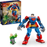 LEGO DC Superman Mech против Лекса Лютора, игрушка супергероев с 2 минифигурками, шипометом и криптонитом - набор для сборки фигурок - подарок для мальчиков и девочек от 6 лет 76302 1000000640