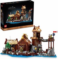 LEGO 21343 Ideas Viking Village Building Kit для взрослых, большой набор с длинным домом, средневековой кузницей и сторожевой башней, идея подарка для любителей истории, мужчин, женщин, для него и для нее 1000000299