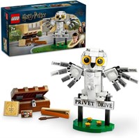 LEGO Harry Potter Hedwig в 4 Privet Drive, сборная игрушка для детей от 7 лет, девочек и мальчиков, с фигуркой совы, набор для самостоятельной игры, идея подарка на Рамадан Small Wizarding World 76425 1000000331
