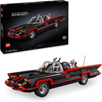LEGO DC Batman: The Classic TV Series Batmobile Set, коллекционный набор для сборки модели автомобиля для взрослых, вдохновленный транспортным средством из телешоу 1966 года, подарок супергероя на Рамадан для мужчин и женщин 76328 1000000288