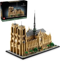 Набор LEGO Architecture «Собор Парижской Богоматери», набор для сборки моделей взрослыми, украшение дома или офиса, коллекционный подарок для мужчин, женщин, любящих историю, для него или для нее 21061 1000000281