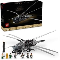 LEGO 10327 Icons Dune Atreides Royal Ornithopter, набор для сборки моделей для взрослых, тематические авиационные подарки для мужчин, женщин, для него, для нее, набор транспортных средств с 8 минифигурками, включая Чани и барона Харконнена 1000000293
