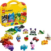 LEGO 10713 Классический чемодан для творчества, ящик для хранения игрушек с забавными цветными строительными кубиками, подарки для детей от 4 лет, мальчиков и девочек 1000000254