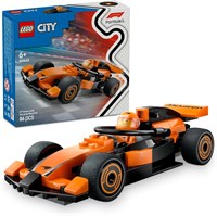 LEGO City F1 Driver с гоночным автомобилем McLaren - Игрушка-конструктор Формулы 1 с минифигуркой гонщика - Идея небольшого подарка на день рождения для мальчиков и девочек от 6 лет или взрослых фанатов автоспорта - 60442 1000000365
