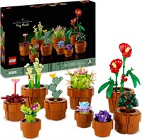 Набор крошечных растений LEGO Botanicals — подарки на День матери с 9 искусственными растениями в горшках для помещений, включая искусственные кактусы и красный антуриум — подарки на новоселье и домашний декор — 10329 1000000268