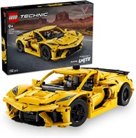 LEGO Technic Chevrolet Corvette Stingray гоночная машинка, 8-цилиндровый двигатель и дифференциал - набор для моделирования транспортного средства - подарок на день рождения для мальчиков, девочек от 9 лет или взрослых фанатов автоспорта - 42205 1000000339