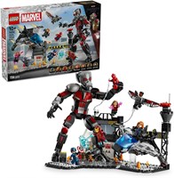 LEGO Marvel Captain America: Civil War Action Battle - Конструктор Super Heroes с 8 минифигурками, включая Железного человека, Человека-паука и Черную пантеру - Подарок для мальчиков, девочек и фанатов от 10 лет 76314 1000000298