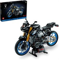 LEGO 42159 Technic Yamaha MT-10 SP Motorbike Model Building Kit for Adults, Authentic Motorcycle Replica with 4-Cylinder Engine, Functional Steering and AR App, Vehicle Gift for Men & Women 1000000356