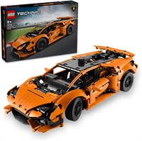 LEGO Technic Lamborghini Hurac?n Tecnica Orange Set, игрушечный спортивный автомобиль для детей от 9 лет, мальчиков и девочек, набор для конструирования моделей для творческой игры, украшение детской спальни, идея подарка на день рождения 42196 1000000430
