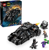 LEGO DC Batman: Batman Tumbler vs. Two-Face & The Joker - игрушечный автомобиль Batmobile с 3 минифигурками - набор супергероев - подарок для мальчиков, девочек от 8 лет и поклонников Темного рыцаря 76303 1000000359